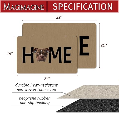 Miniatura 22 de Personalized Text/Logo/Photo Doormat - Custom Welcome Mat with Non-Slip Backing Indoor/Outdoor Customized Home Entrance Bathroom Kitchen Camping Mats