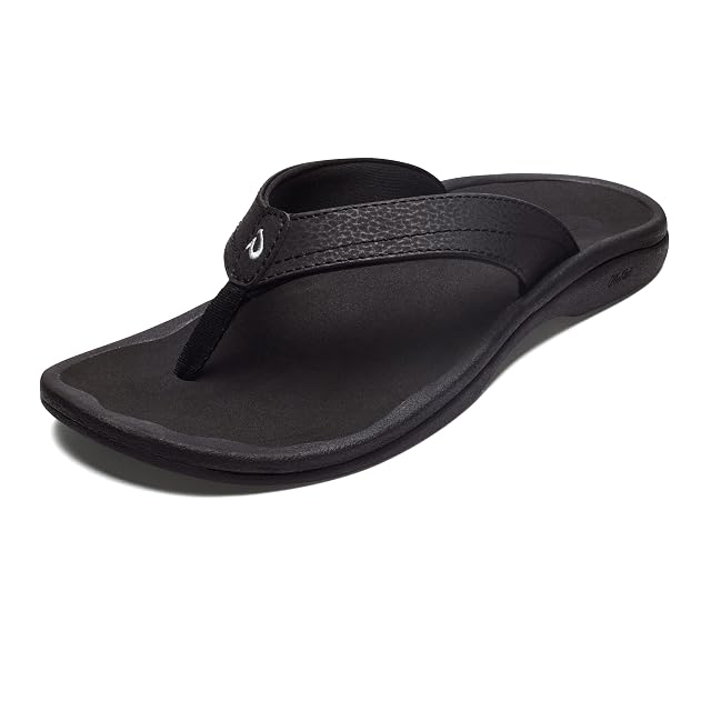 OLUKAI Ohana Womens Beach Sandals Water Resistant Flip Flops Arch Support Comfort Fit Lightweight Durable Enhanced Grip Traction