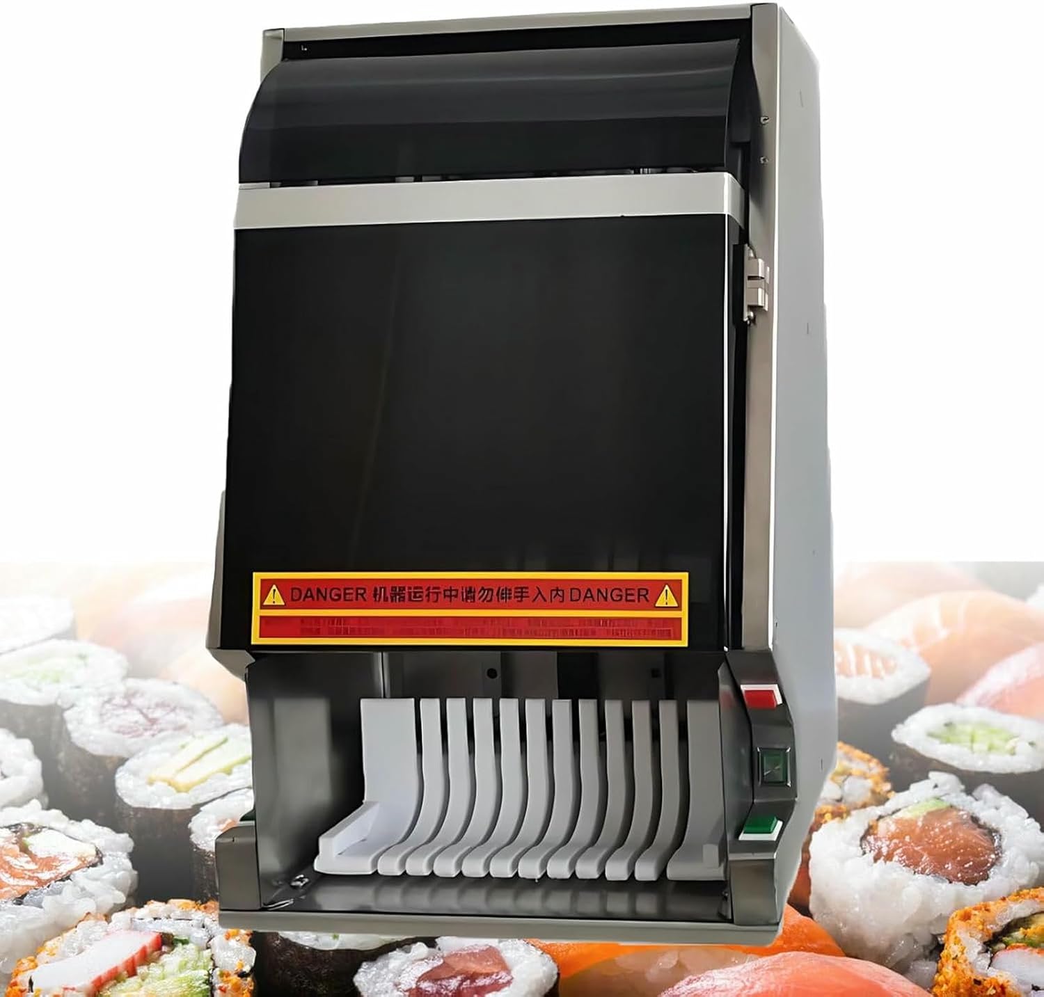 Multifunctional Sushi Roll Slicer,Automatic Sushi Cutting Machine, Production Efficiency,for Restaurant,Kitchen, Snack Bar.