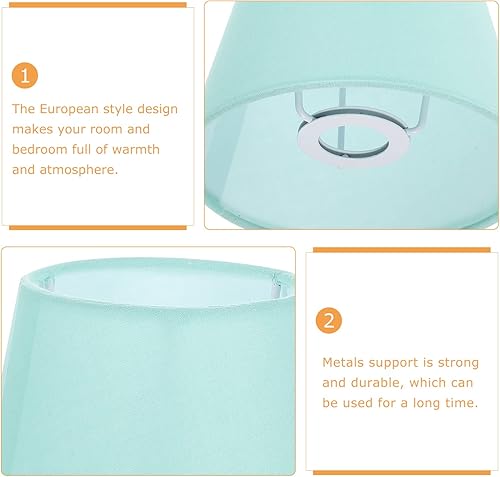 Miniatura 7 de FRCOLOR Mesas al aire libre Pantalla de lámpara pequeña Pantalla de luz colgante Pantalla de tela Cubierta de lámpara de mesa para lámpara de mesa y