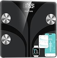 Vista 1 de Posture Scale for Body Weight, Digital Bathroom Smart Scale, 13 Body Composition Analyzer Sync Weight Scale BMI Health Monitor Sync Apps 400lbs