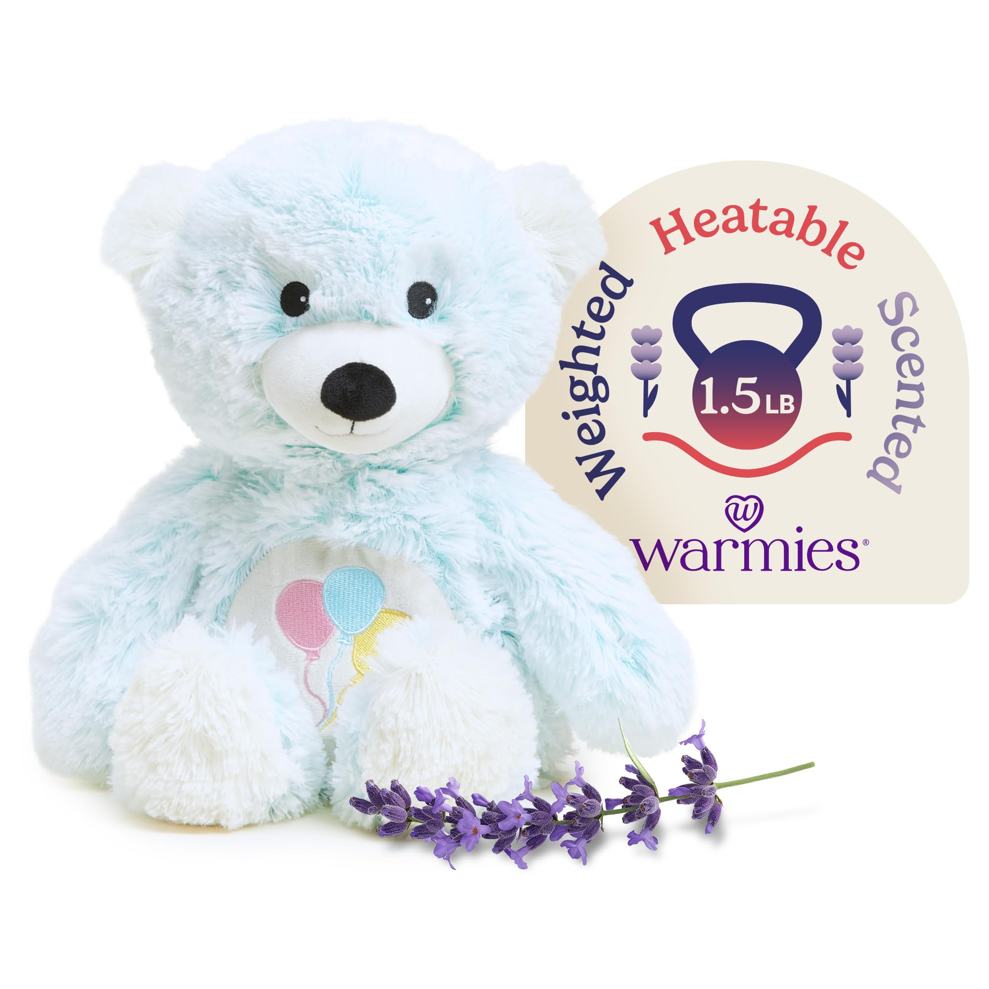 Warmies Beddy Bear - Peluche Chauffante Graines De Lin, Ours Chauve-souris, Neuf Greenlife