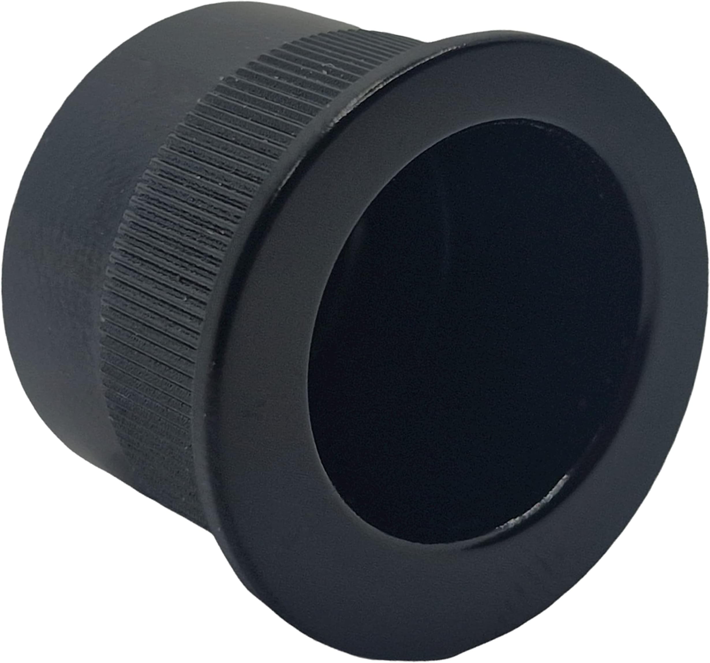 Universal Hardware Small Finger Pull Sliding Handles Reccessed Flush Fitting Pocket Insert Sliding Doors (Black)