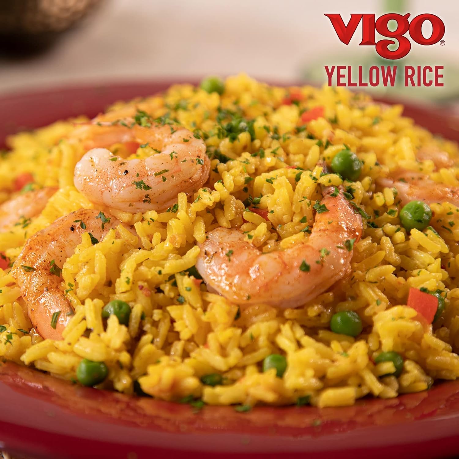 Vigo Authentic Saffron Yellow Rice, Low Fat, 8oz (Yellow Rice, Pack of 12)