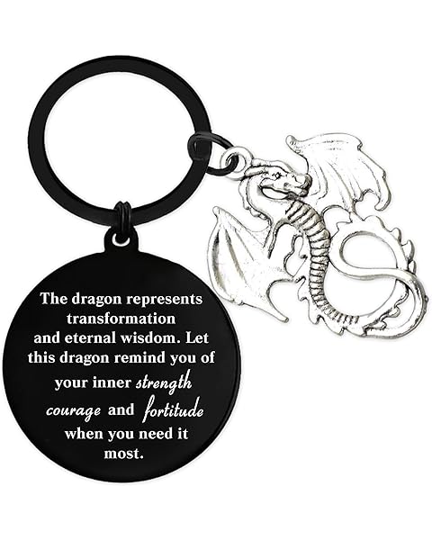 Inspirational Gifts Motivational Keychains - Elephant Dragon Flamingo Encouragement...
