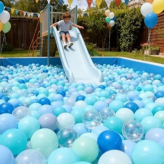 GOGOSO Playpen Balls for GirlsToddlers for Playhouse, Baby Pool, Play Ball Fun Centers, for Babies, Kids, Toddlers 1-3, Phthalate Free BPA Free 100pcs