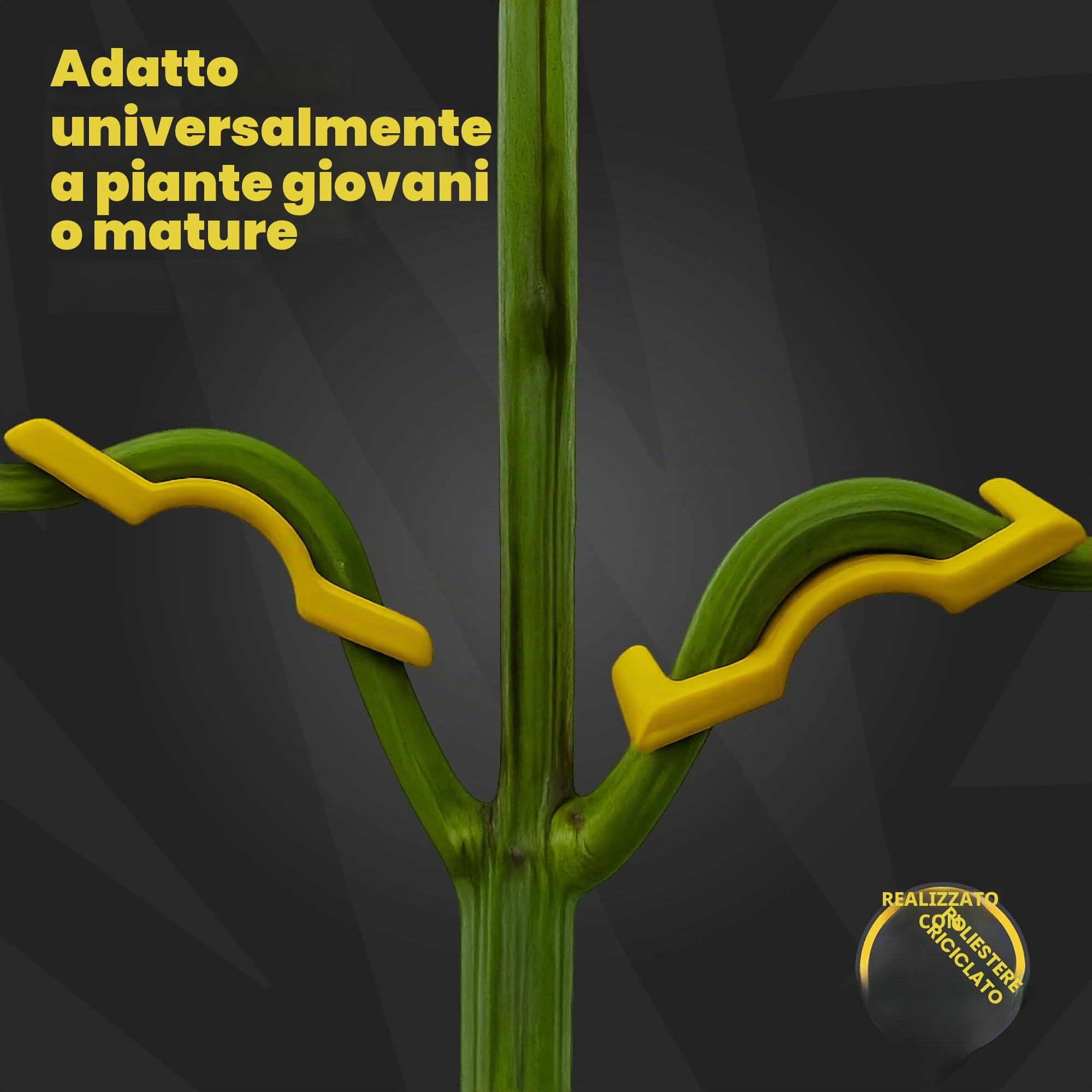 BudClips - Confezione da 20 clip LST per allenamento a basso stress, misura universale, adatte a qualsiasi ramo, realizzate in plastica riciclata al 100%, design ergonomico, non danneggiano