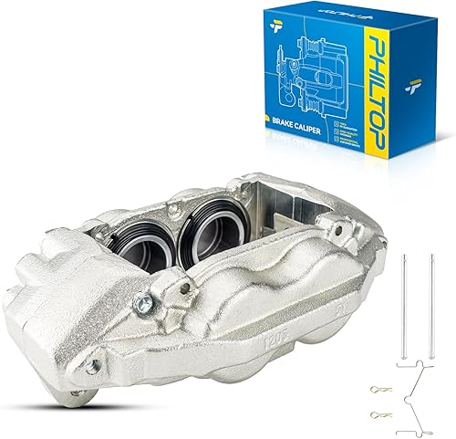 Miniatura 57 de PHILTOP Conjunto de Pinza de Freno de Disco Delantero Compatible con Jeep Wrangler 1990-2006, Jeep Cherokee 1990-2001, Grand Cherokee 1993-1998