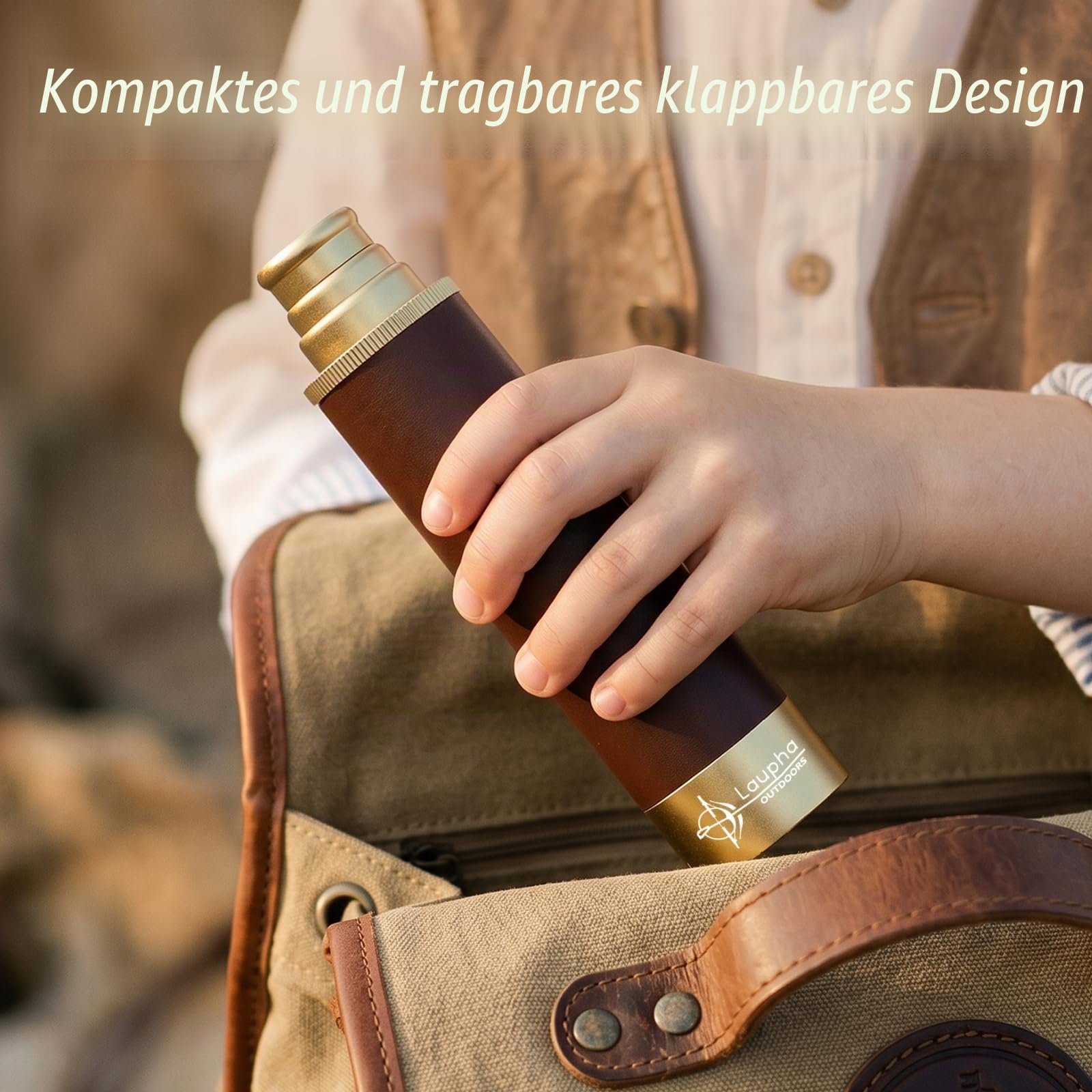 Retro Pirat Teleskop Monokular 25x30 Zoomable Vintage Kapitän Jack Spyglass BAK-4 Linse Fernrohr Kinder Faltbar Tragbar Pocket Monokular für Outdoor Camping