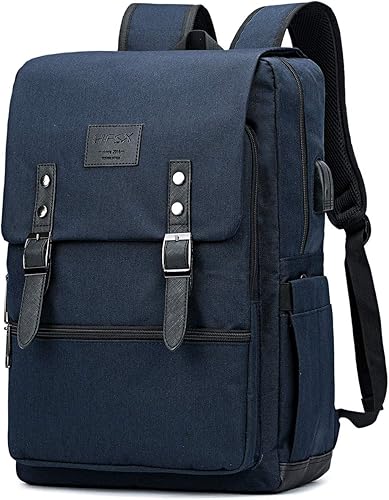 HFSX Mochila antirrobo para computadora portátil para hombres y mujeres, mochila para computadora de viaje de negocios, mochila universitaria