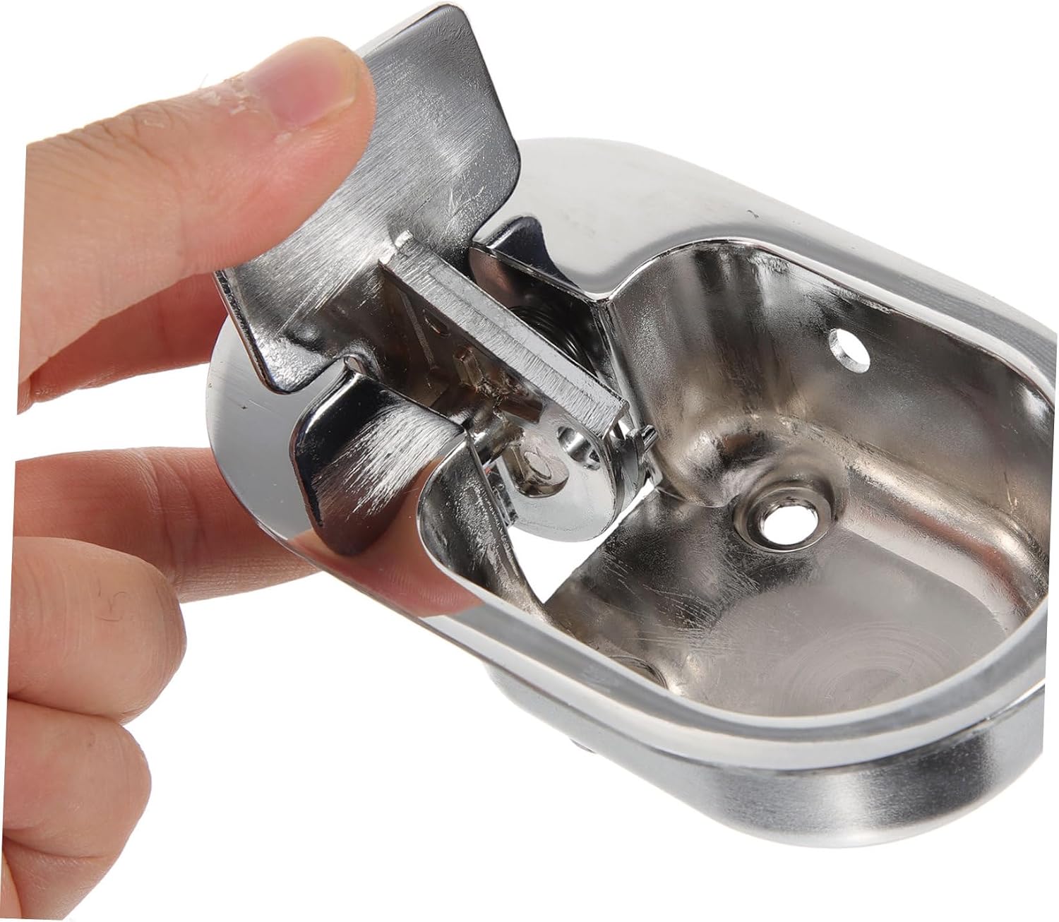 Barber Shop Recliner Chair Handle Part Stainless Steel Recliner Pull Handle Case for Hair Salons