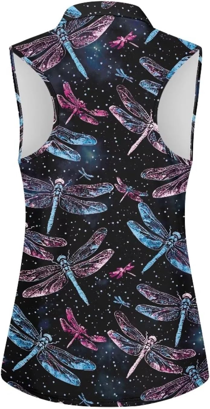 YEXIATODO Golf Tank Top Women Racerback Athletic Polo Golf Sleeveless Outfits Tennis Tank Top Size XS-2XL