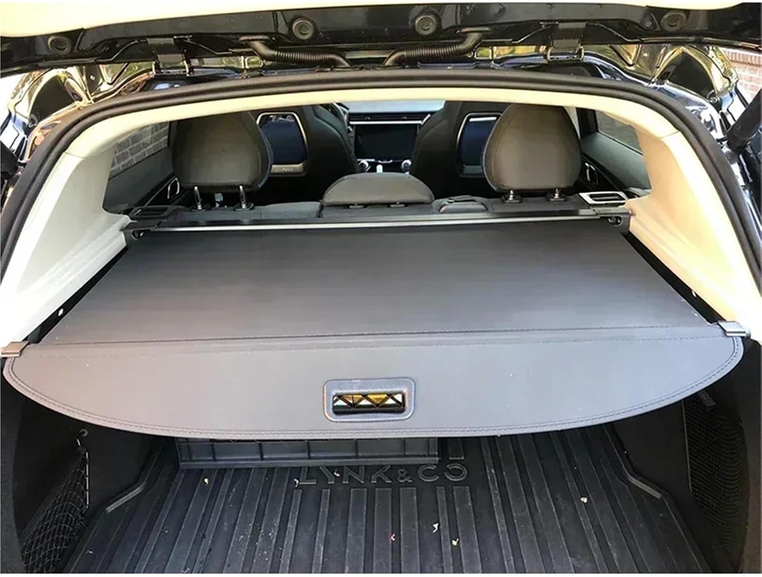Auto Trunk Partition for Zeekr 7X CX1E 2024 2025 2026 Car Accessories Cargo Covers Cover Curtain Luggage Privacy Shades(Carbon Fiber Skin)