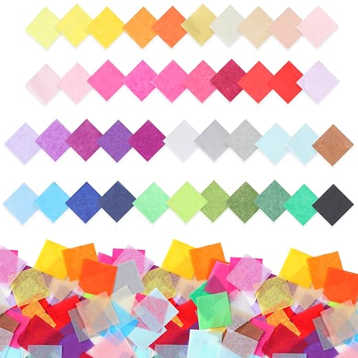 Bulk Tissue Paper Squares for Crafts