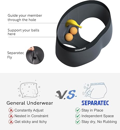 Miniatura 2 de Separatec Mens Trunks Underwear with Dual Pouch Mens Underwear, Soft Breathable Rayon Made from Bamboo Trunks for Men
