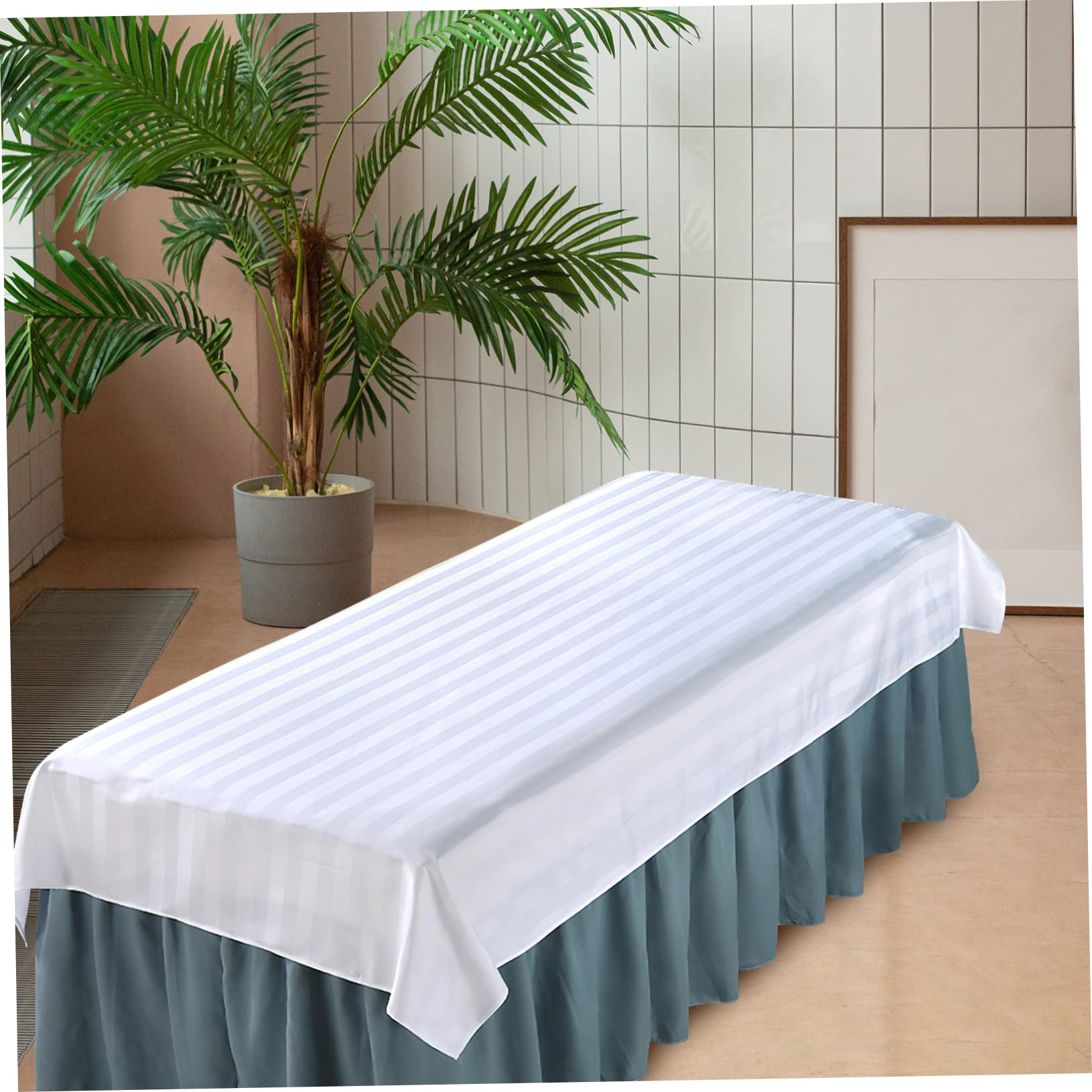 FRCOLOR Sheet Hospital Bed Sheet Hospital Bed Cover Pads Hospital Bed Mattresses Cotton Bedspread Cotton Bedding White Bedspread Twin Mattress White Flakes Silk Cotton Individual Washable