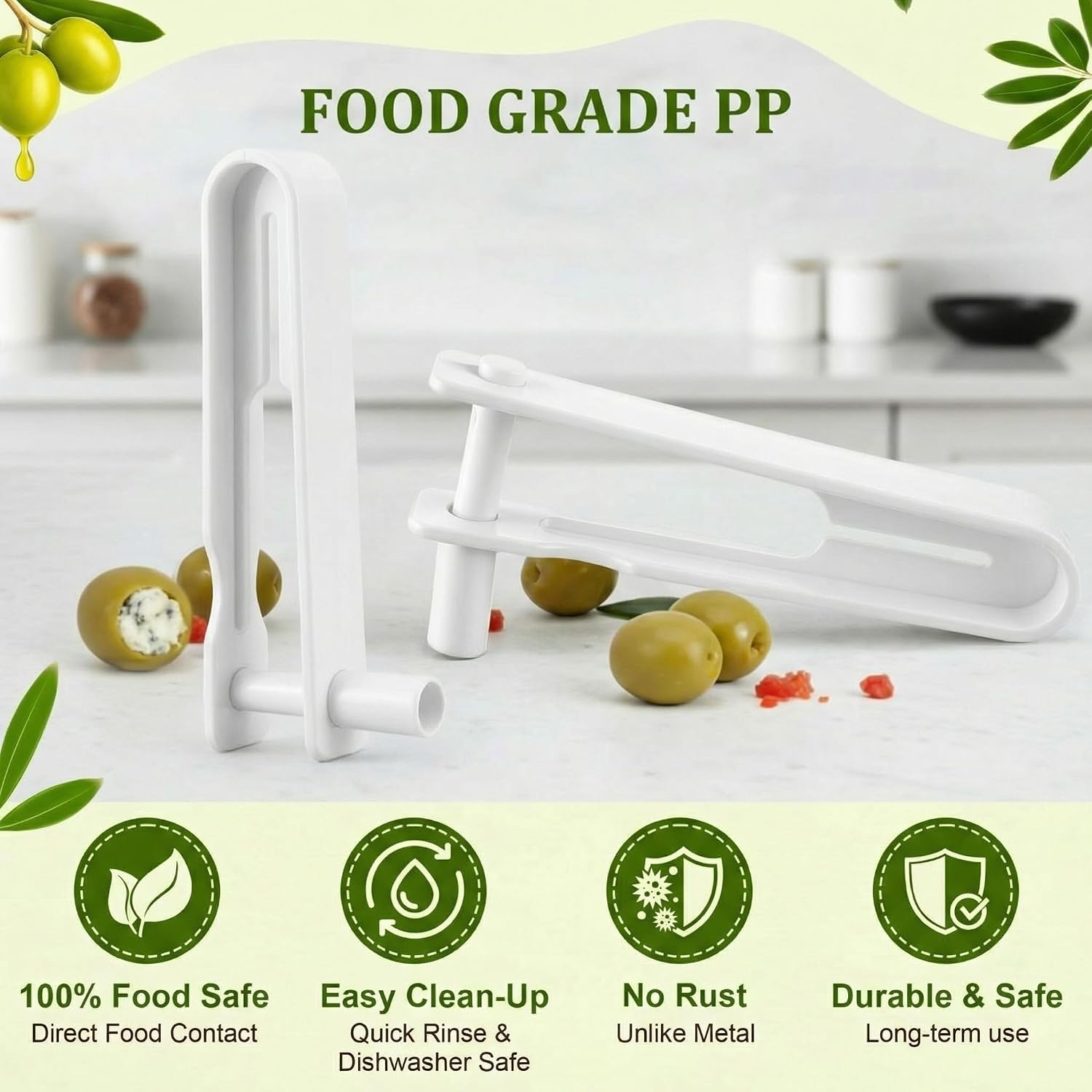 2 Pack Olive Stuffer, Blue Cheese Olive Stuffer Tool image 2