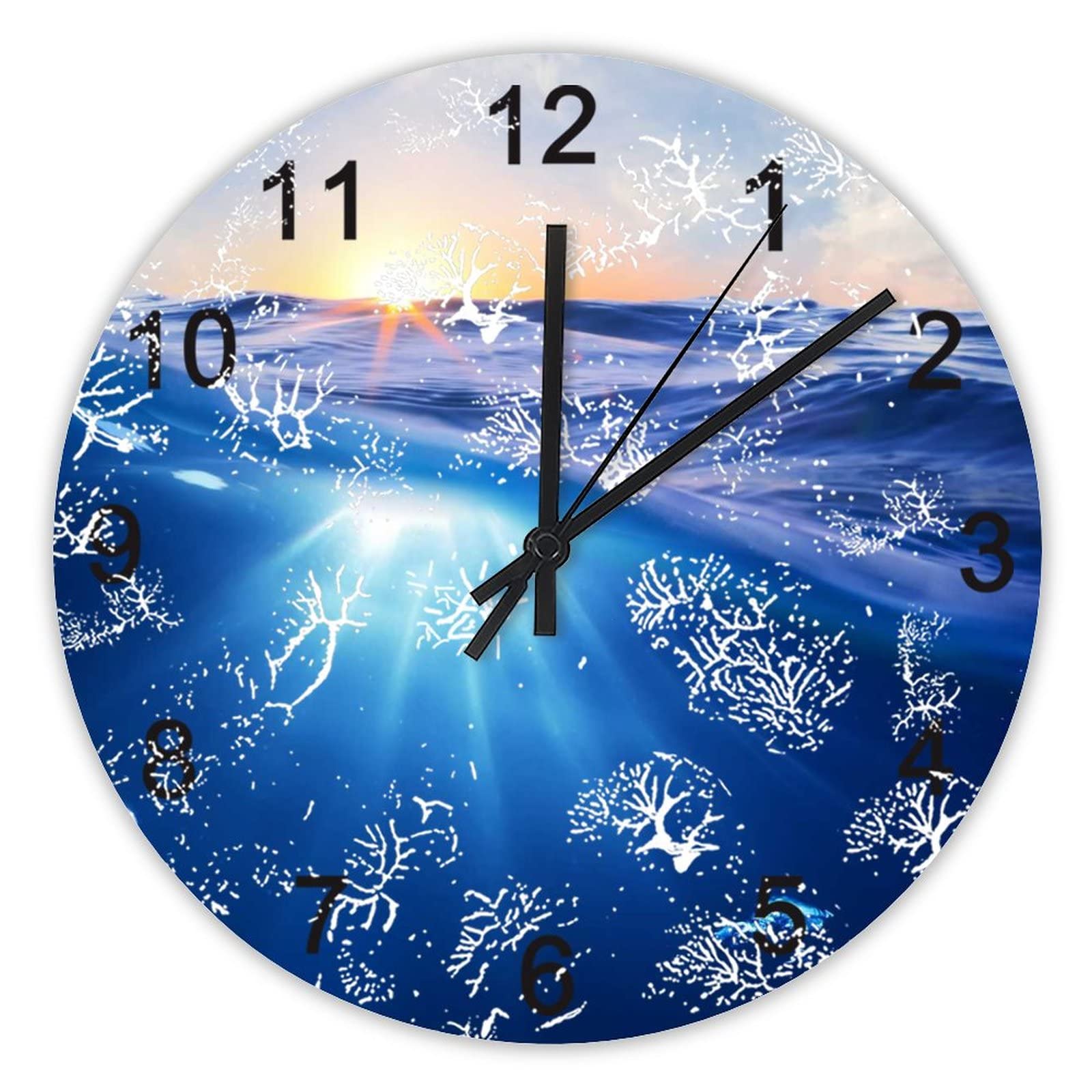 Horloge murale silencieuse de 40,6 cm pour illuminer votre decoration de cuisine