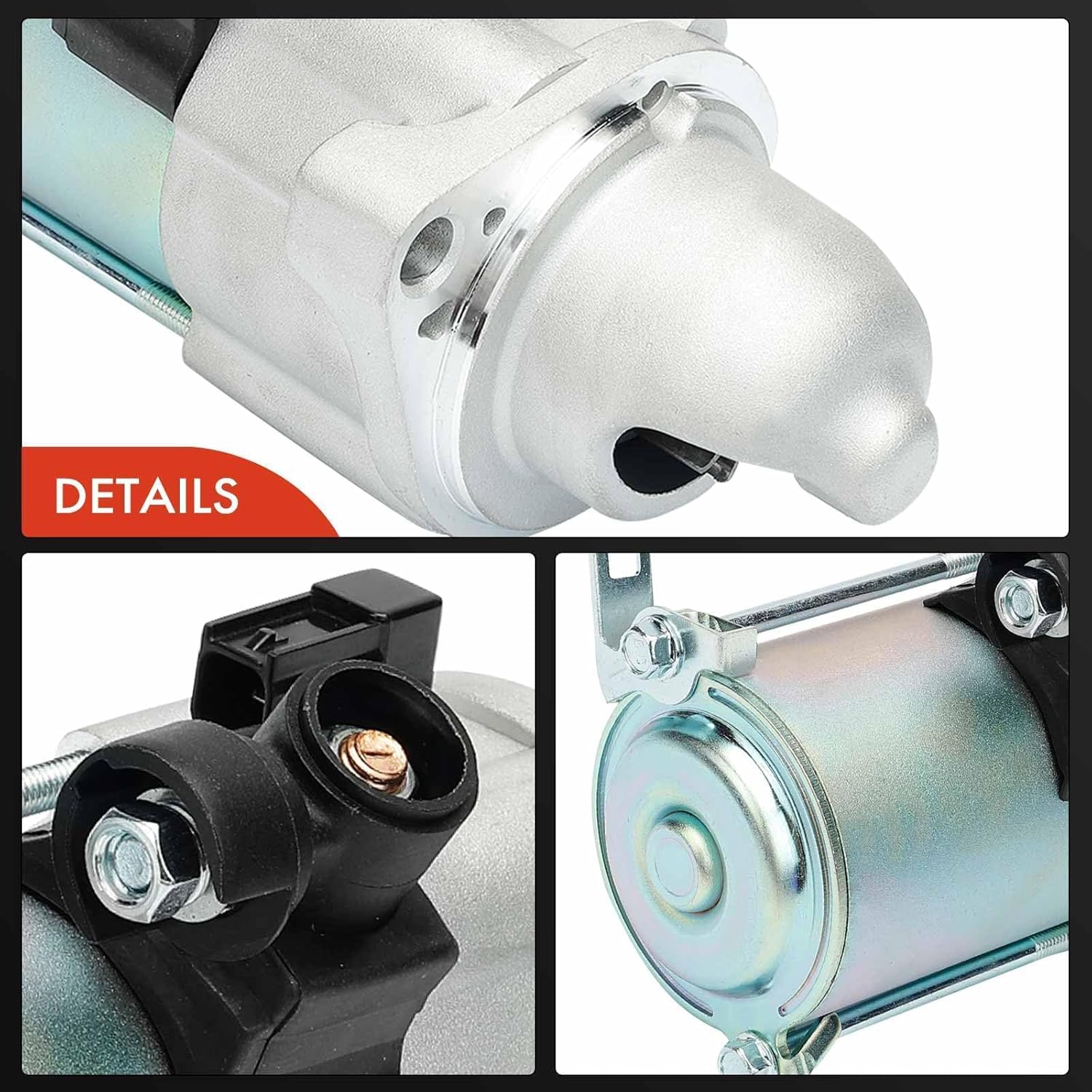 A-Premium Starter Motor Compatible with Acura ILX 2016-2022 2.4L, 12V 1.8KW 11-Teeth Clockwise, Replace# 31200-R4H-A02, 31200-R4H-A01