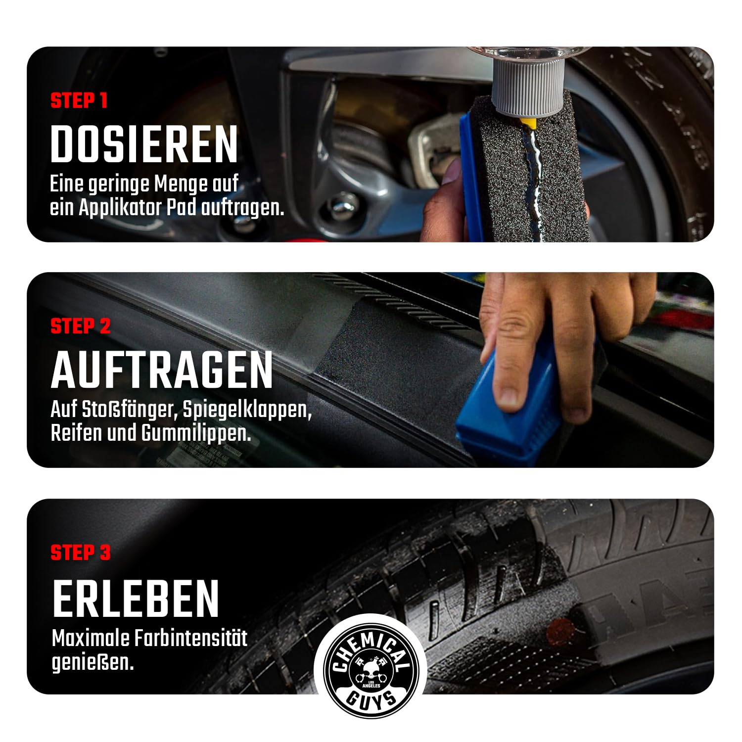Chemical Guys Tire & Trim Gel for Plastic & Rubber