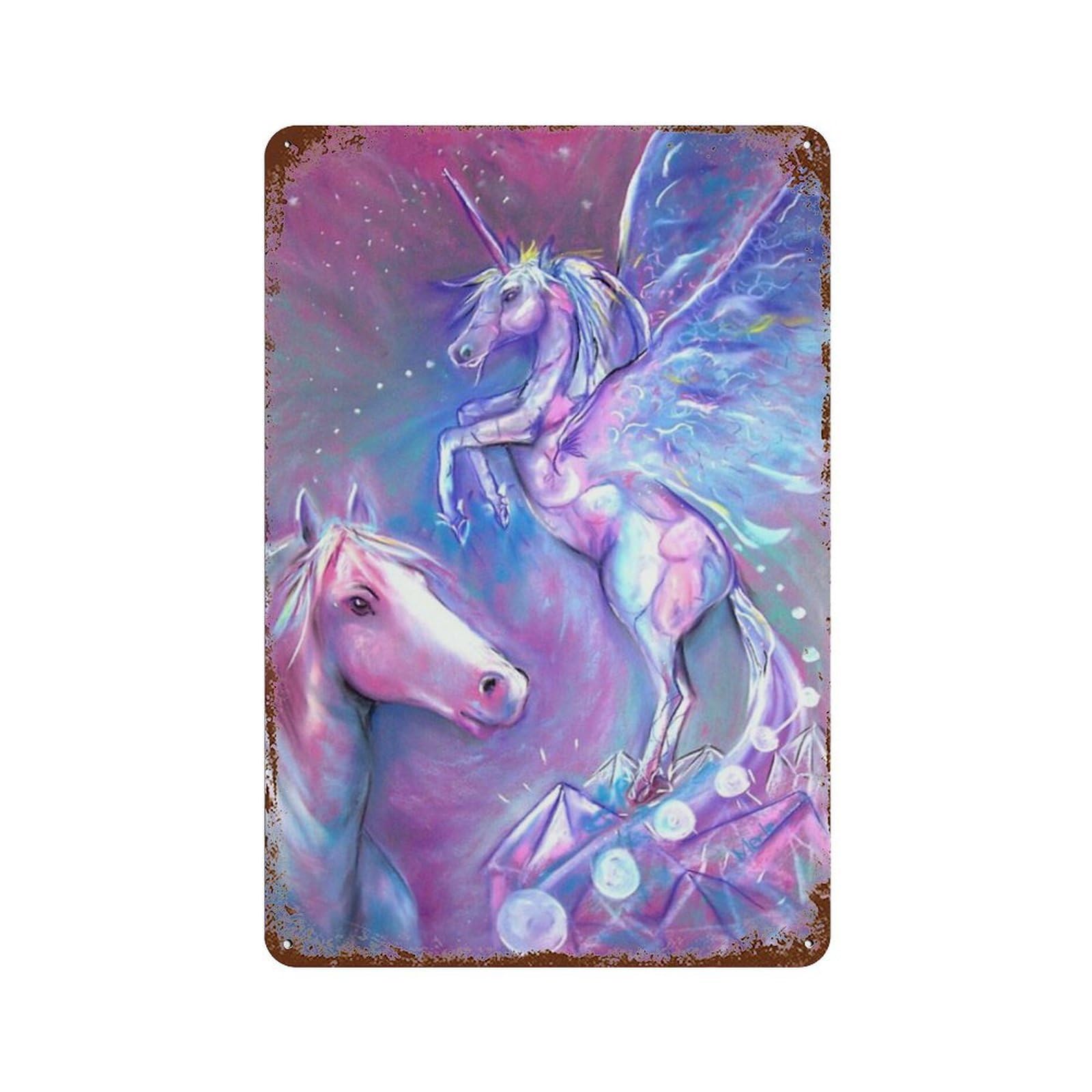 xiaoxiaoshen Unicorns (9) Wall Decor Art Metal Tin Poster Modern Home Decor Art Home Bar Shop Decorations Vintage Sign 30x20cm