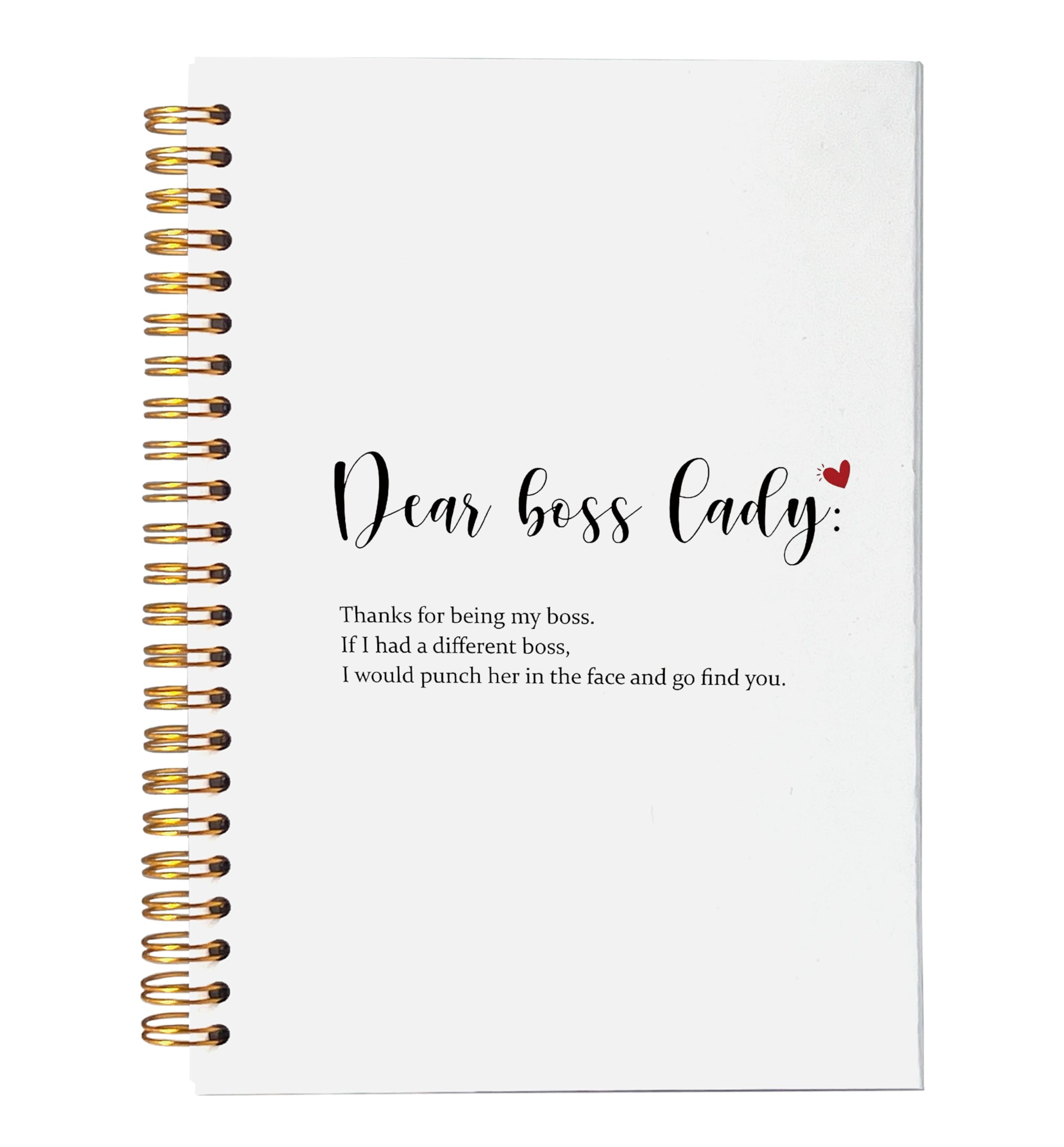 Cadeau pour femme patron : carnet de notes Boss Lady VNWEK pour la bureaucrate