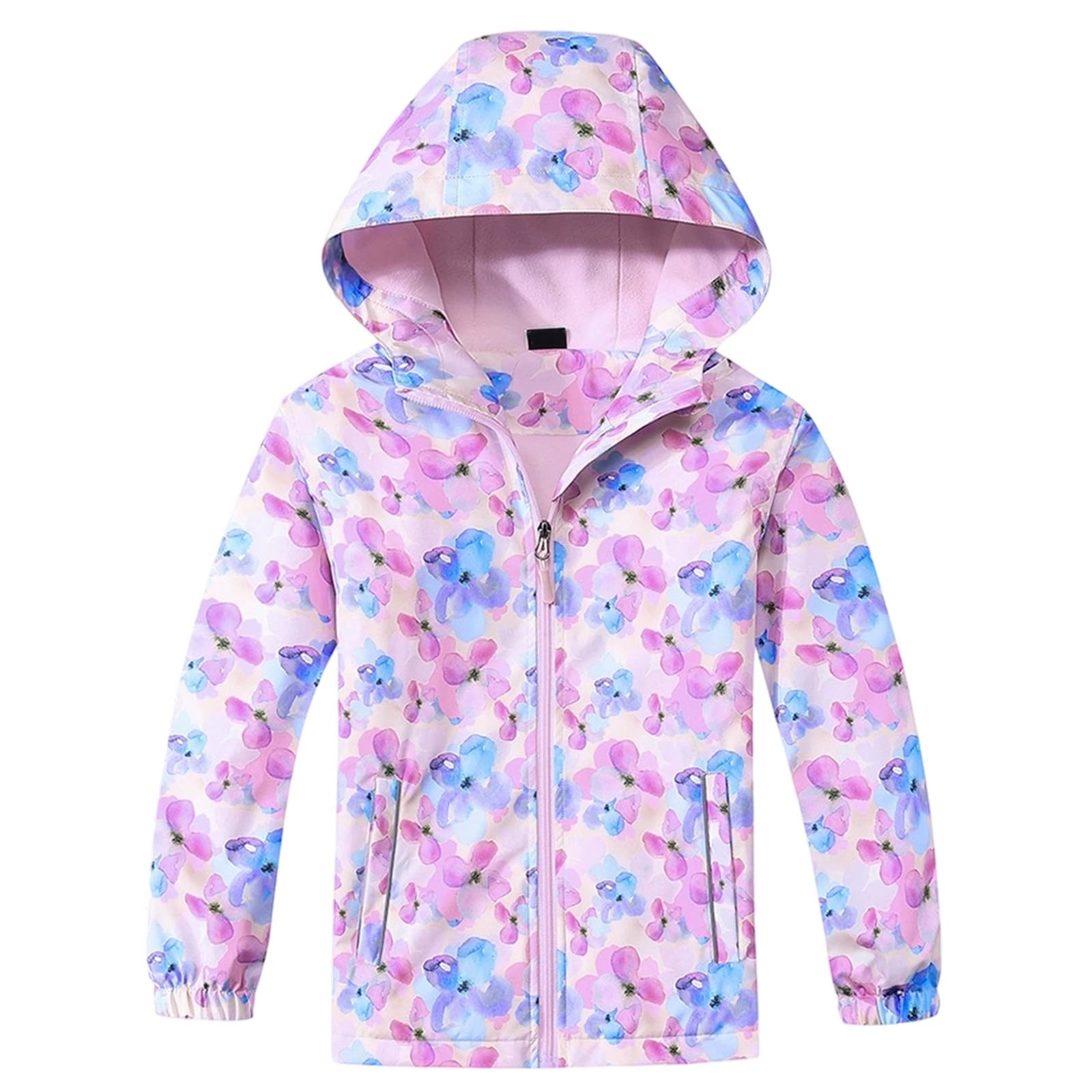 Waterproof Coat, Rain Coats For Boy Kids Raincoat Waterproof Coats with Lining Boys' Raincoats Girls Jackets Zip Up Lightweight for Kids Boys 3-14 Years