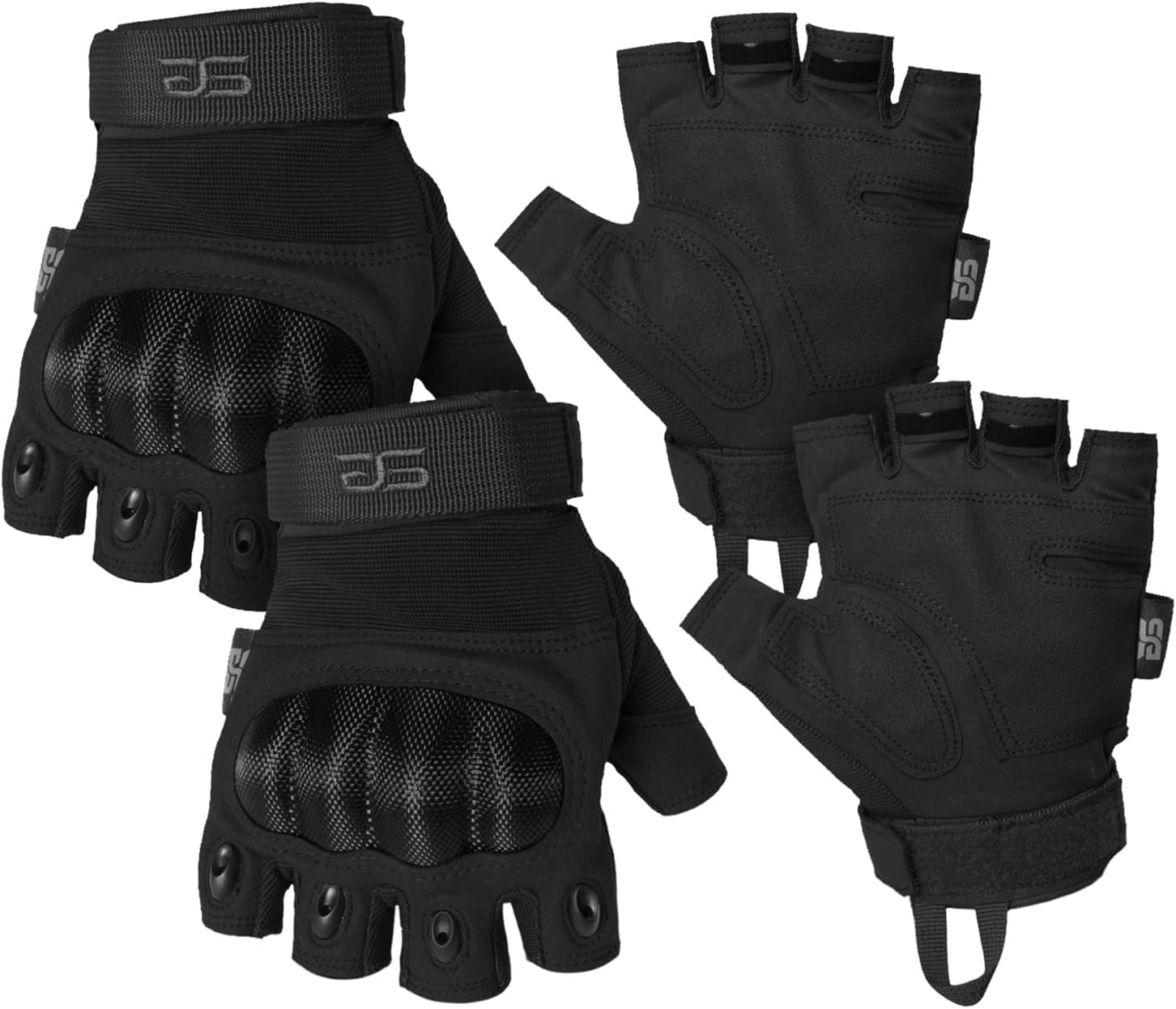 Glove Station- Fingerless Knuckle Tactical Gloves for Men – Motorcycle Gloves for Tactical Shooting, Airsoft, Hunting, Police Work and Hiking Glove Station- Fingerless Knuckle Tactical Gloves for Men – Motorcycle Gloves for Tactical Shooting, Airsoft, Hunting, Police Work and Hiking