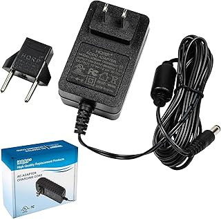 HQRP AC Adapter/Power Supply Compatible with Yamaha EZ-150 / EZ150 / EZ-200 / EZ200 Keyboards Replacement [UL Listed] Plus Euro Plug Adapter