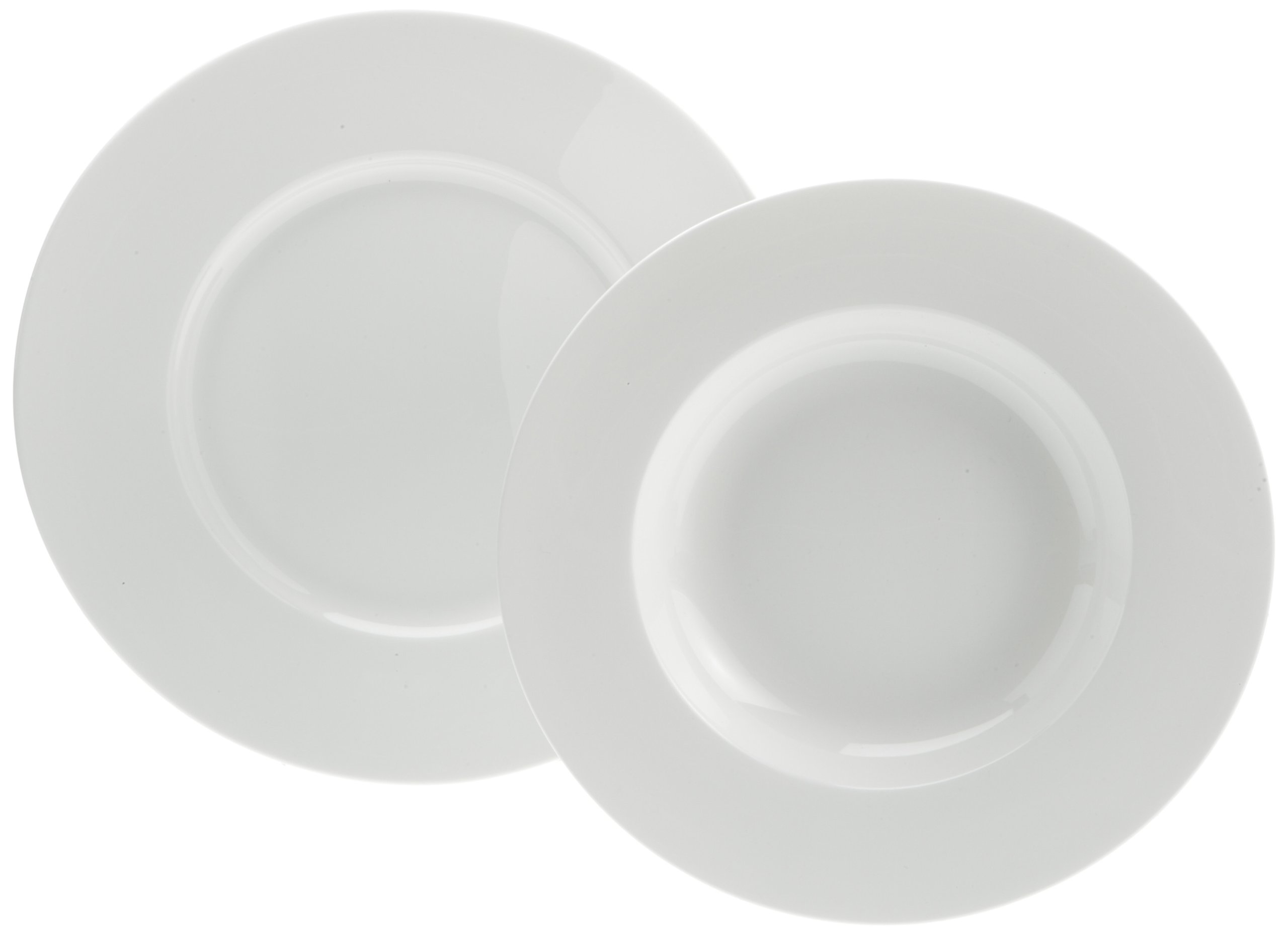 Jade 61040-800001-18339 12-Piece Fine Bone China Table Set White