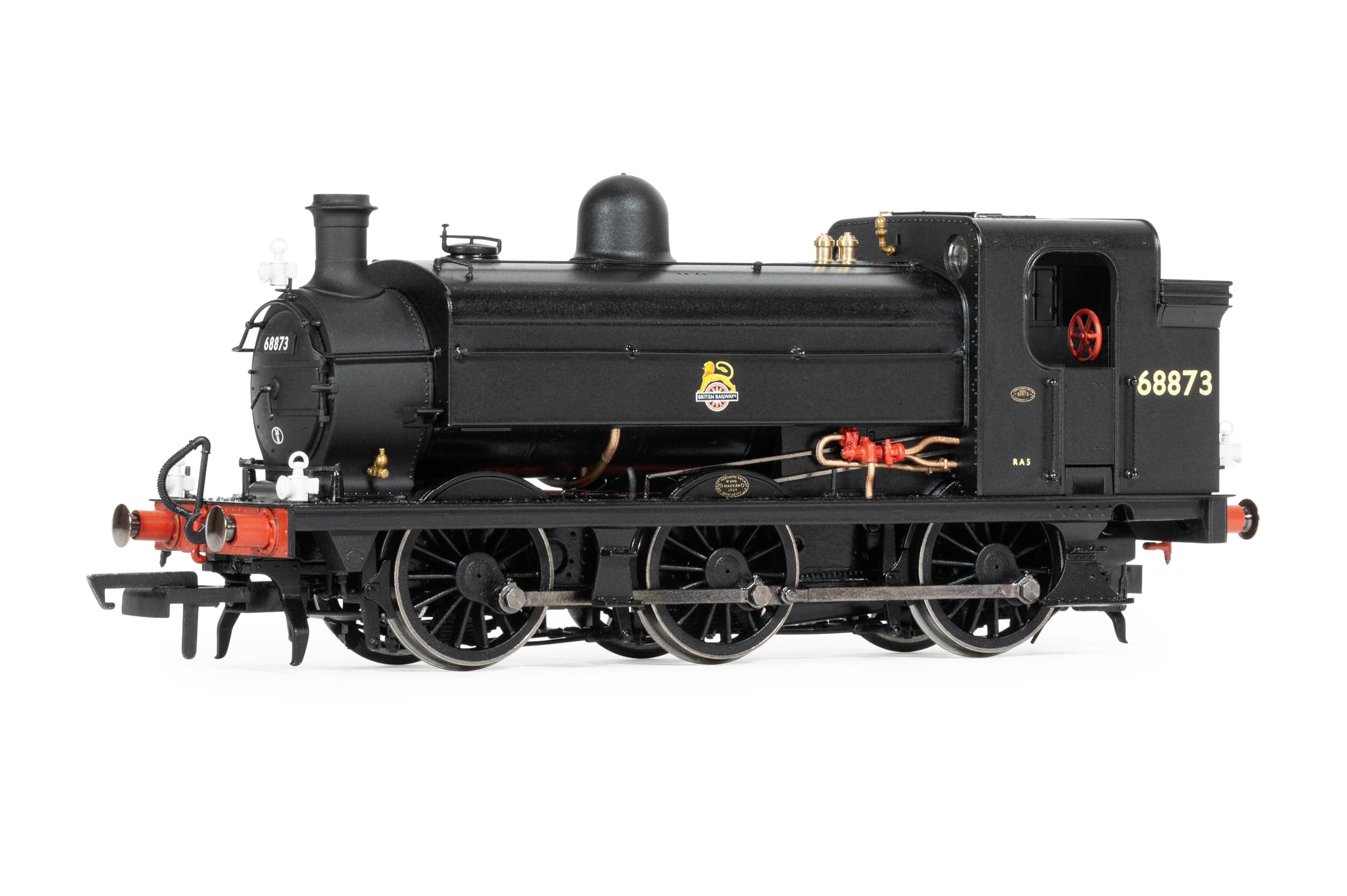 Hornby R30367 BR Early Class J52 0-6-0ST 68873, lokomotywa parowa, skala OO, 14 lat+