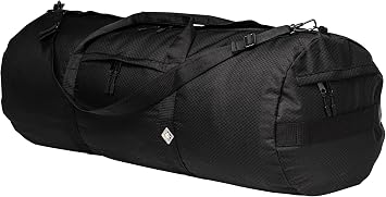 Duffel Bag with Pockets, Heavy-Duty Travel Bag, 1050D Tuff Cloth,131L Black