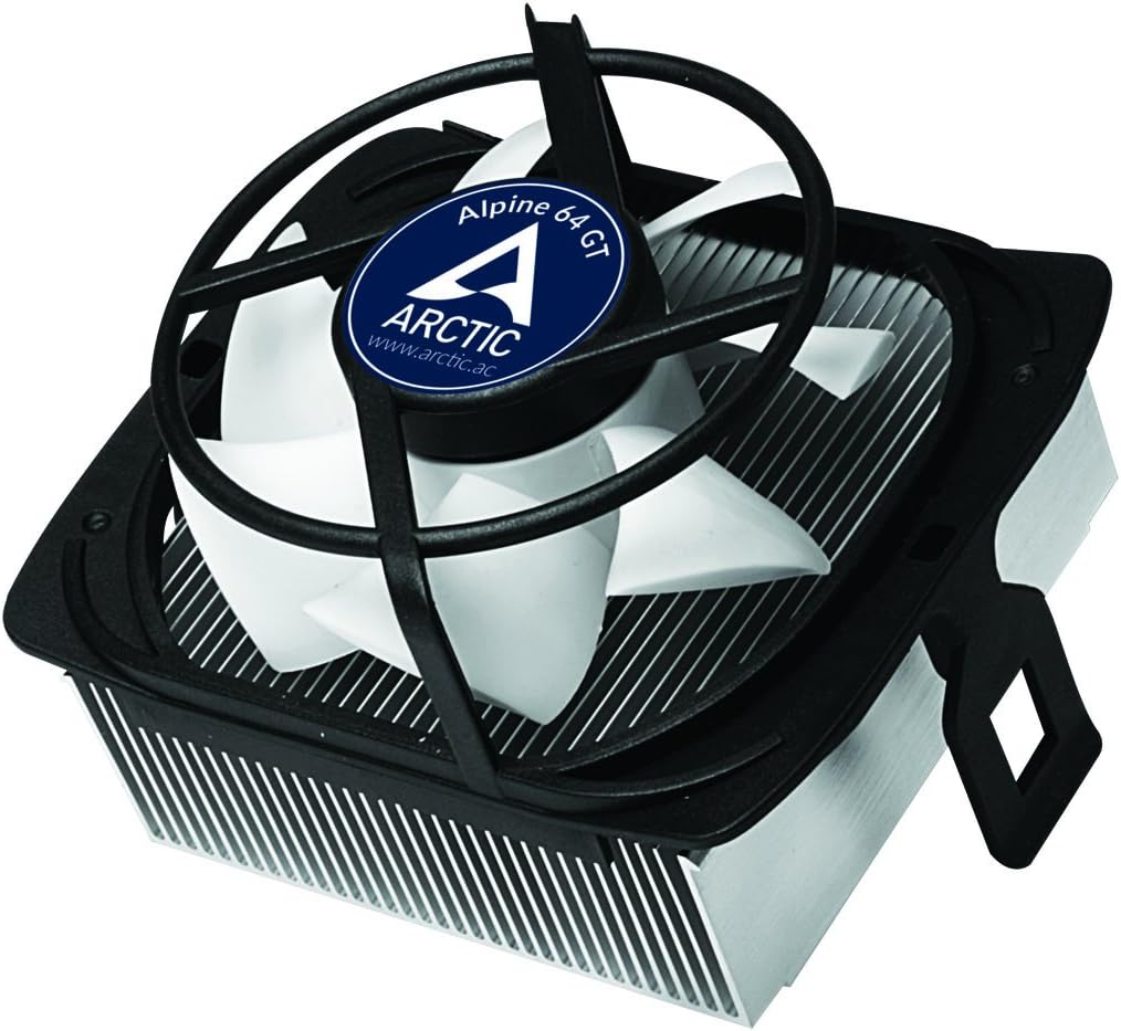 ARCTIC Alpine 64 GT - CPU Cooler for Quietness, Supports AMD AM4/AM3(+)/…, Ultra-Quiet 80 mm PWM Fan (UCACO-P1600-GB01)