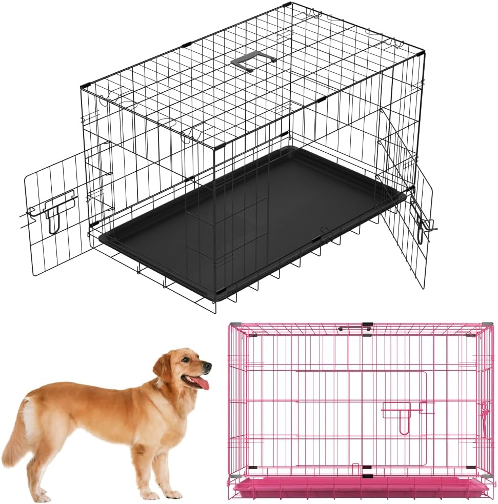 Small Dog Cages Indoor 20inch,Homes for Pets Dog Crate Single Door,with