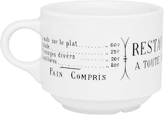Pillivuyt Brasserie Breakfast Cup, 10 Ounces