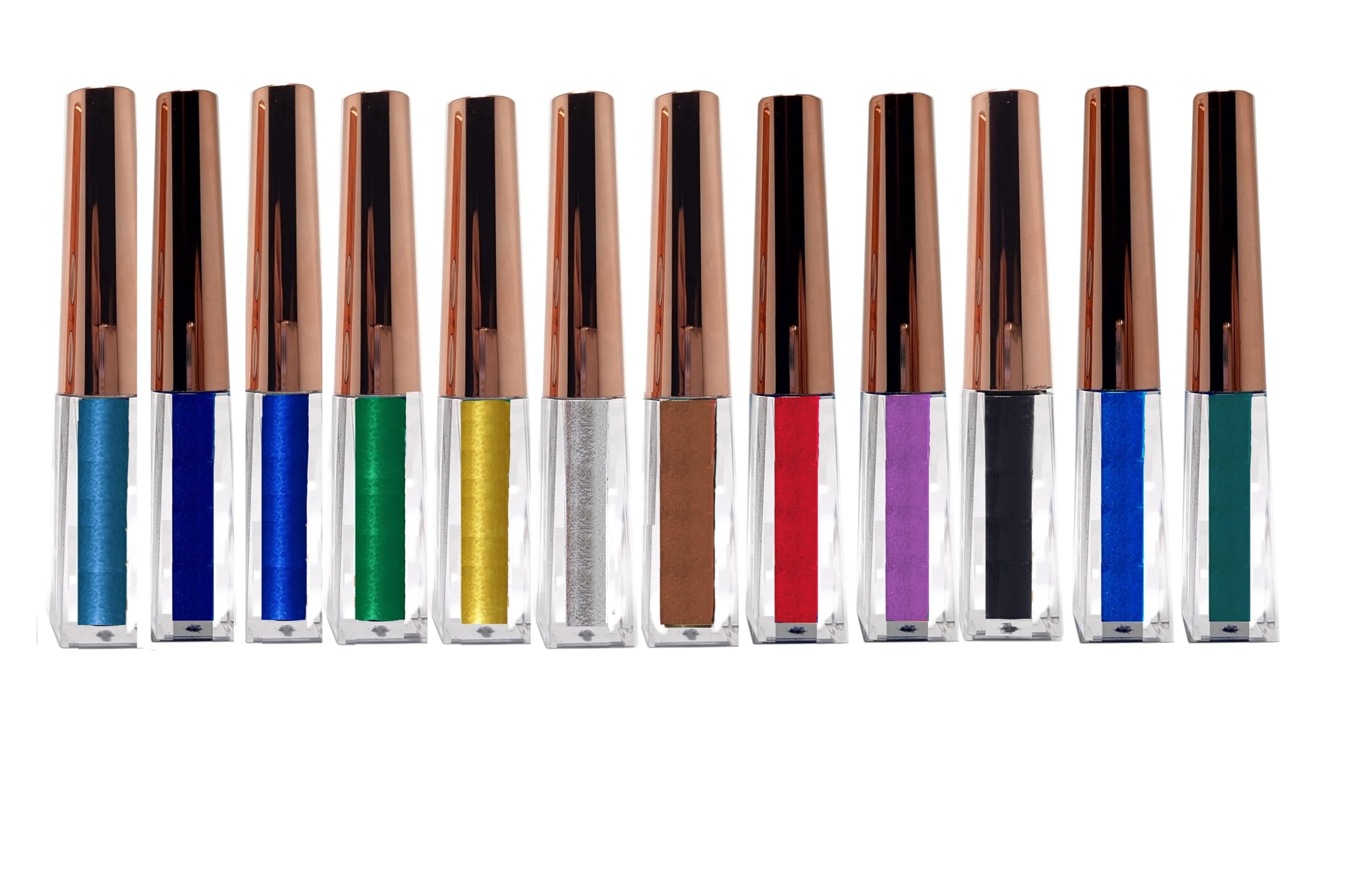 Bigwig 24 HOURS STAY BIGWIG SERIES -1 WATER-PROOF EYELINER Gorgeous Profeshional Make-up EYELINER net wet,10ml (pack of 12) (12, multicolor)-image-25