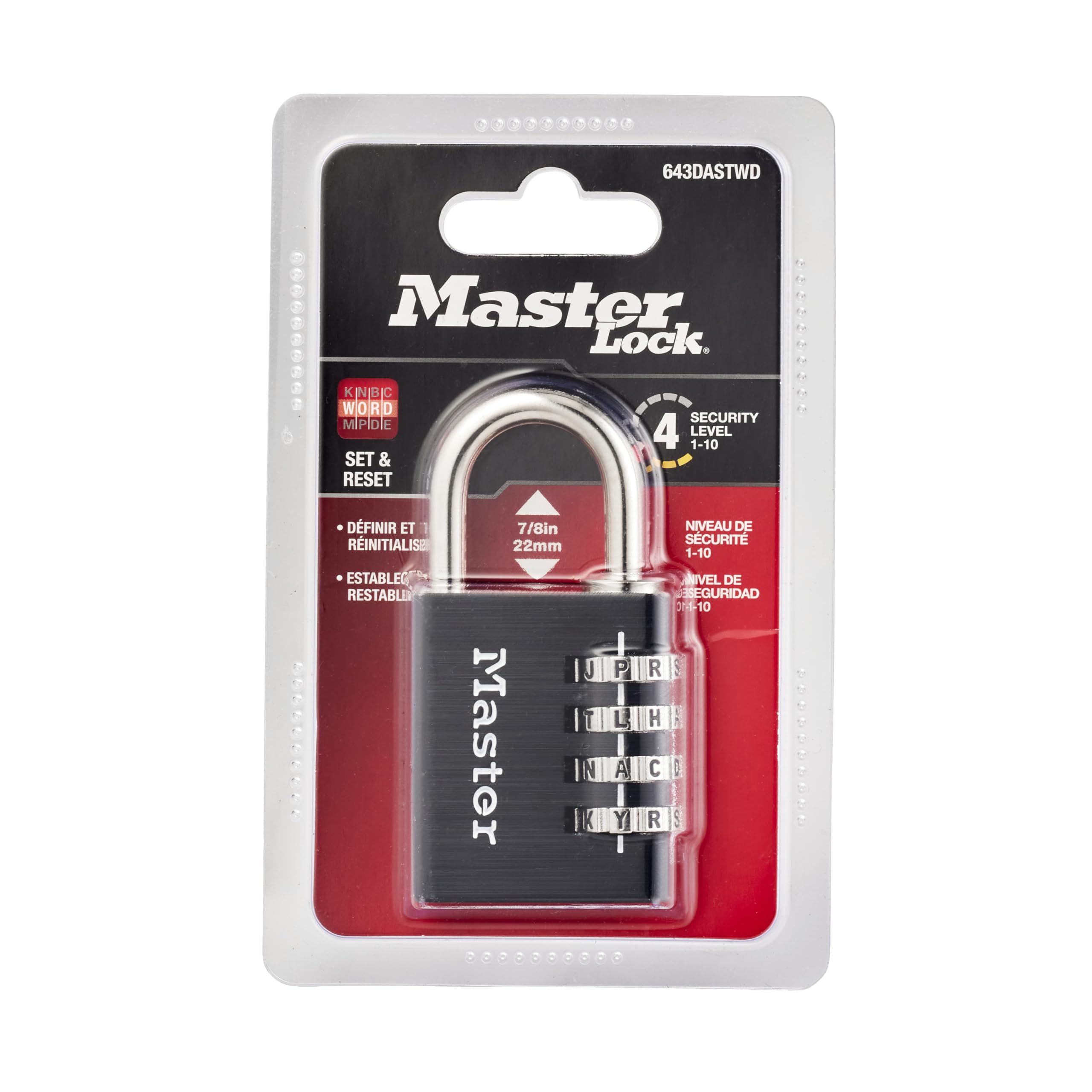 Master Lock 643DASTWD Cerrojo