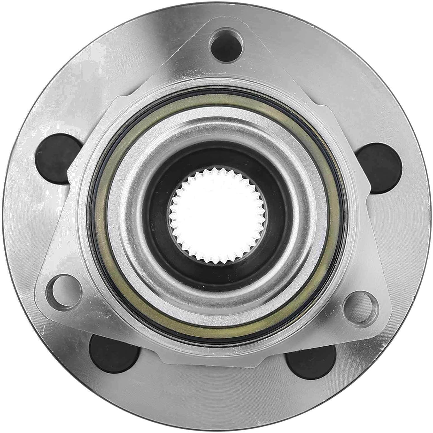 Wheel Hub and Bearing Assembly Right Passenger Left Driver Front Side for Dodge for Dakota 3.7L/4.7L 2005-2010,for Mitsubishi for Raider 4.7L 2006-2007 & 3.7L 2006-2009 5pc