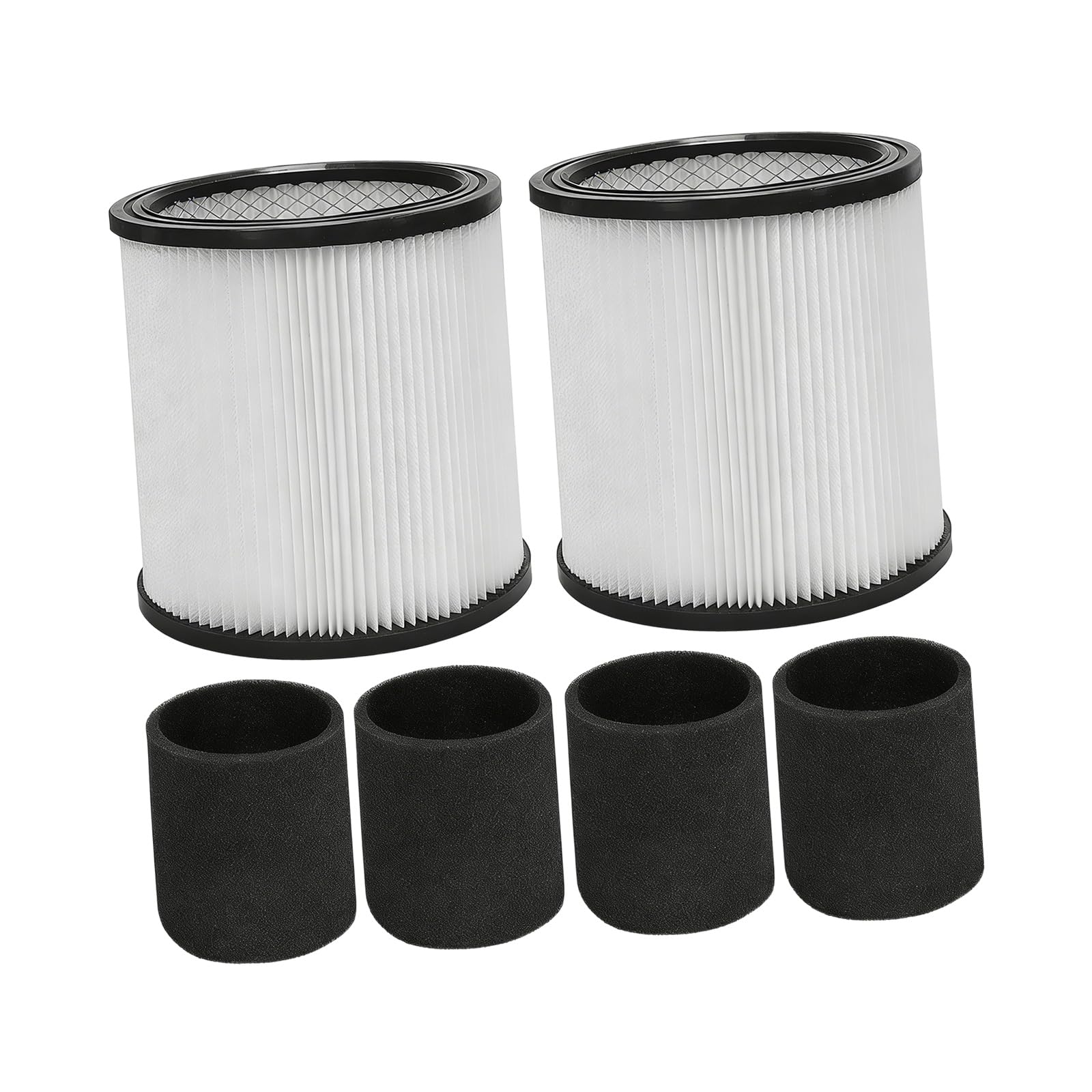 Fentency 90304 Vacuum Cleaners Replacement Wet Dry Vacuum Filter Cartridge for Captures Pet Lint and Debris Replacement Filter