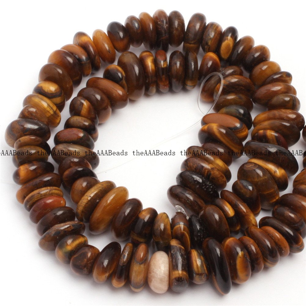 Natur Freeform Achat Edelstein Lose Perlen in Bulk Perlen für Schmuckherstellung Wholesale Perlen One Strand 38,1 cm Tigerauge