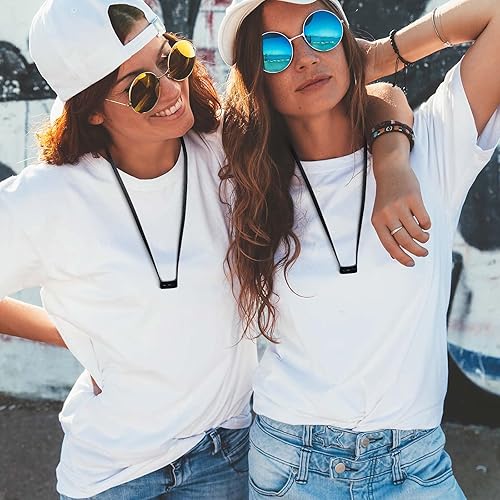 Miniatura 4 de Shappy 2 piezas de colgante de silicona antideslizante para collar con cordón de silicona, soporte para bolígrafo de 19 a 0.984in, hogar, oficina,