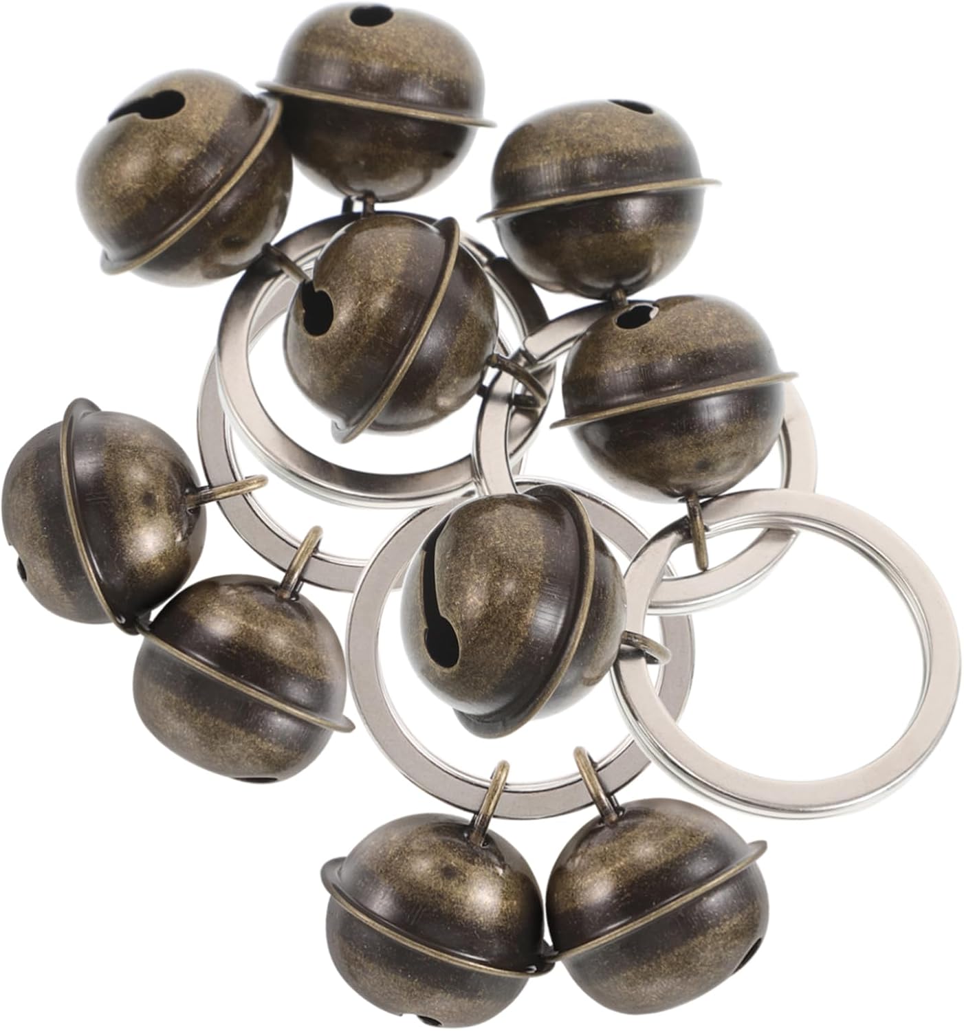 5pcs Pet Bell Pendant for Dogs Cats Sound Alert Collar Accessory Versatile Keychain and DIY Decor for Pet Training