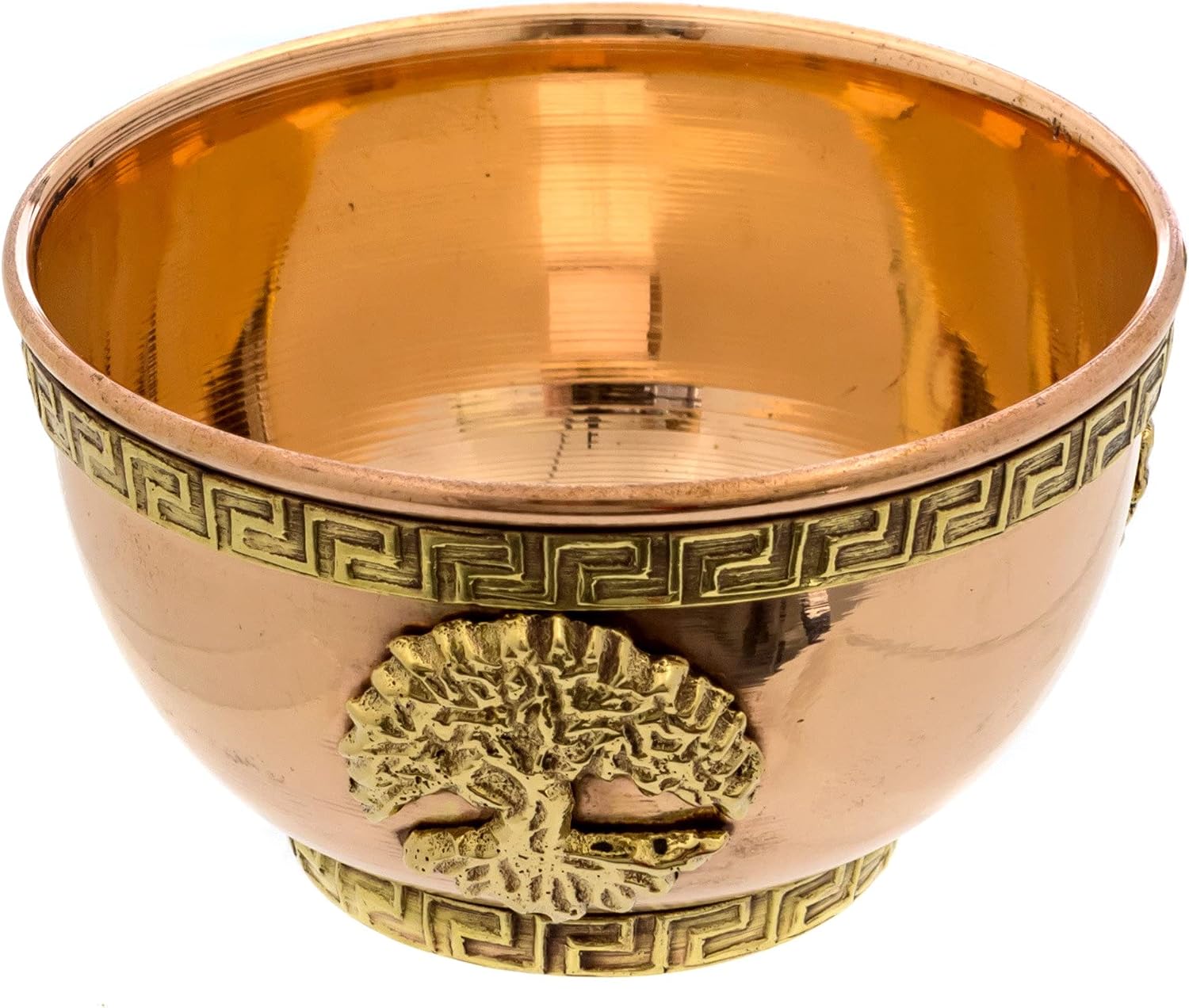 Alternative Imagination Tree of Life Copper Offering Bowl Kit. Includes Sand and California White Sage