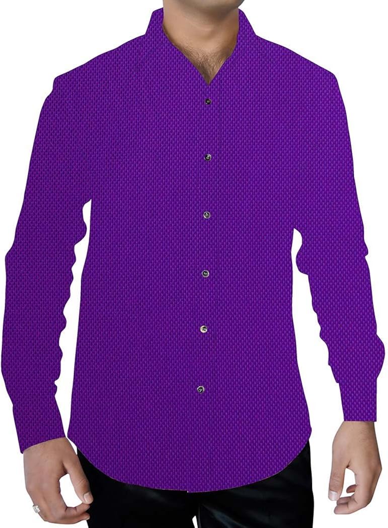 Regency purple mens dress shirt Clearance