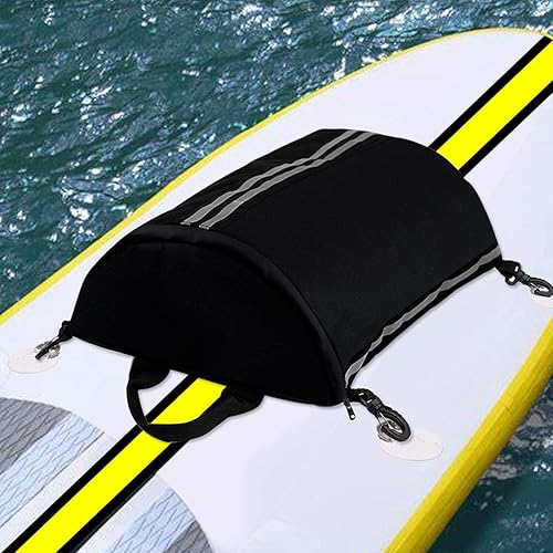 Miniatura 8 de Bolsa de plataforma de paddleboard, bolsa de almacenamiento Oxford con gancho giratorio, impermeable, con cremallera, bolsa seca para kayak, para