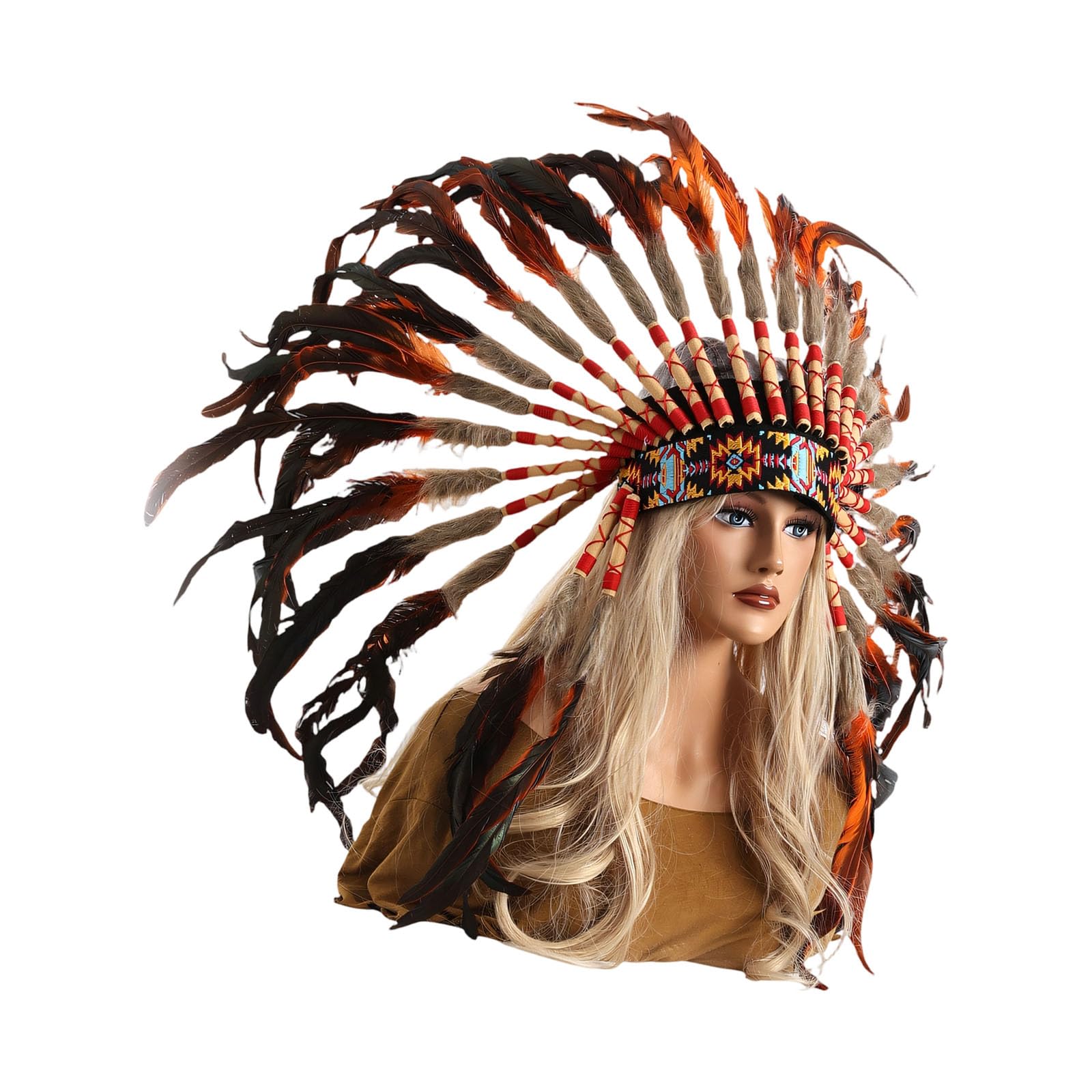 Fascia per capelli per palcoscenico, comoda fascia per capelli per celebrazioni ed eventi di danza, festival, copricapo