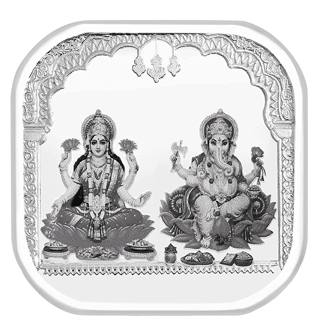 LVA CREATIONS 10 grams pure silver coin lakshmi ganesh Bis Hallmark 999 fine silver 10gm bar laxmi ganesh for gift in happy birthday gift & happy anniversary gift festive gift pack for pooja & Dhanteras diwali. (B0841MCR1G) Amazon Price History, Amazon Price Tracker