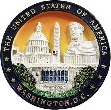 Washington DC USA 3D Refrigerator Magnet Tourist Souvenirs Stickers,Home & Kitchen Decoration USA Fridge Magnet from China