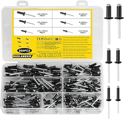 Acquista Gesipa 1446496 Rivetti Ciechi A Più Campi Acciaio Inox Alluminio 500 Pz. Da - Foto 4