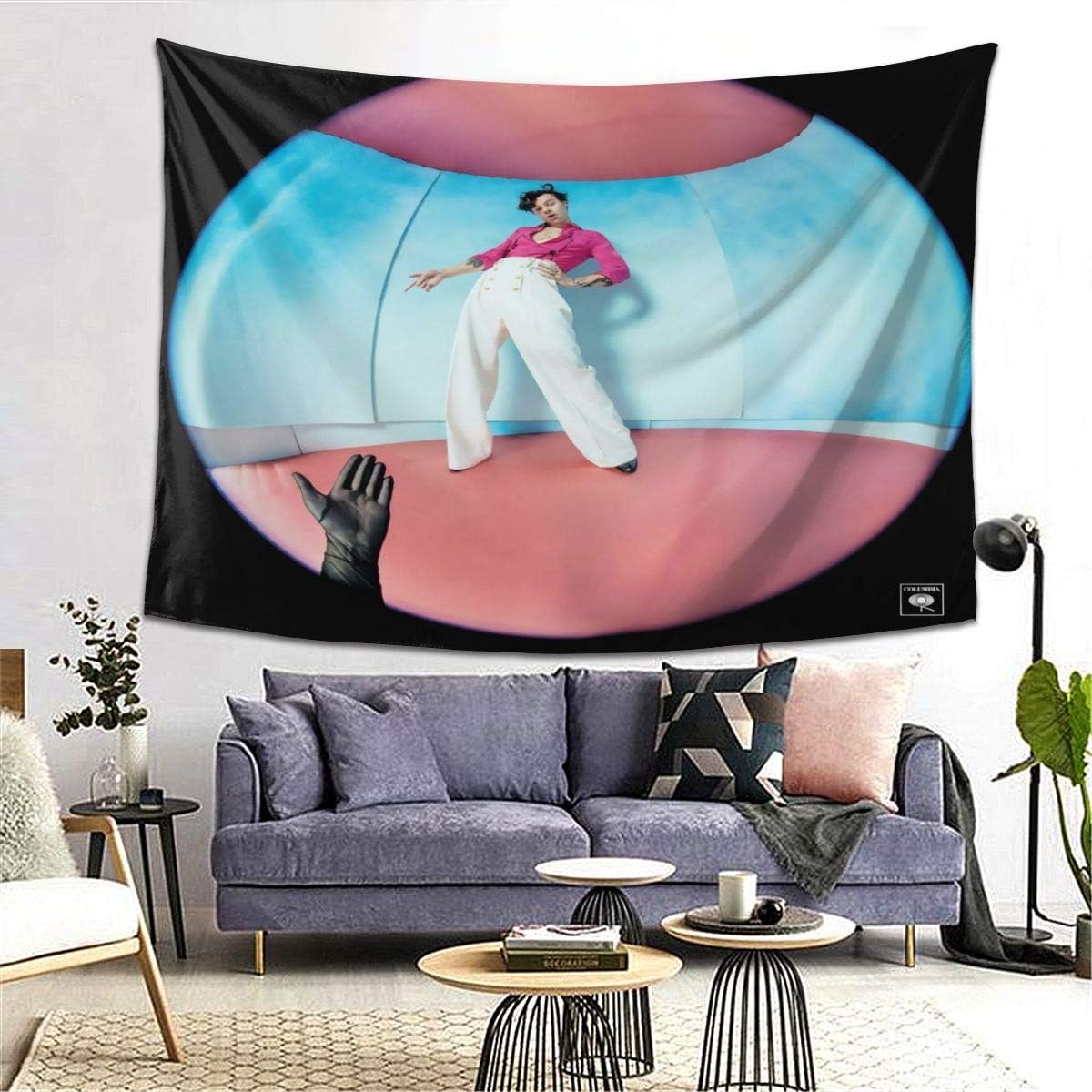 youme ANGOGO Ha-rry Cool Sty-les Tapestry Wall Hanging 3D Printing Poster Art Wall Decorations for Living Room